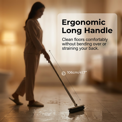 📢📢50% OFF !! ⏰2-in-1 Grout & Corner Scrubber Brush with Squeegee🧹