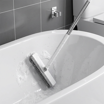 📢📢50% OFF !! ⏰2-in-1 Grout & Corner Scrubber Brush with Squeegee🧹