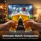 🏆Large Capacity Ornate Embossed Beer Glass for Football Watch Party & Home Bar