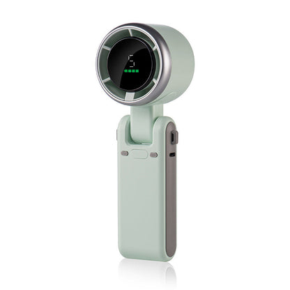 🥳2026 HOT SALE🥳💞50K+ SOLD!🌬️🔋 49% OFF! 3‑in‑1 Turbo Hand Fan – 5 speeds, 24H battery, digital display. 180° foldable. Perfect for Dad! 🎁✨