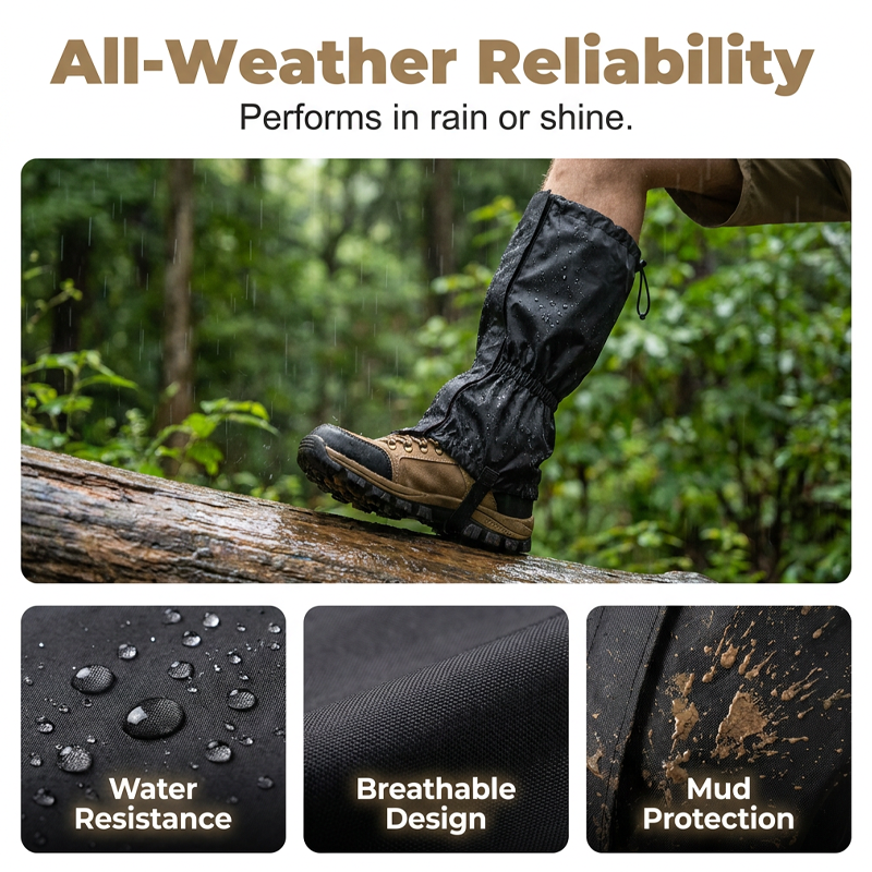 Hiking Gaiters Lightweight Sandproof Leg Covers