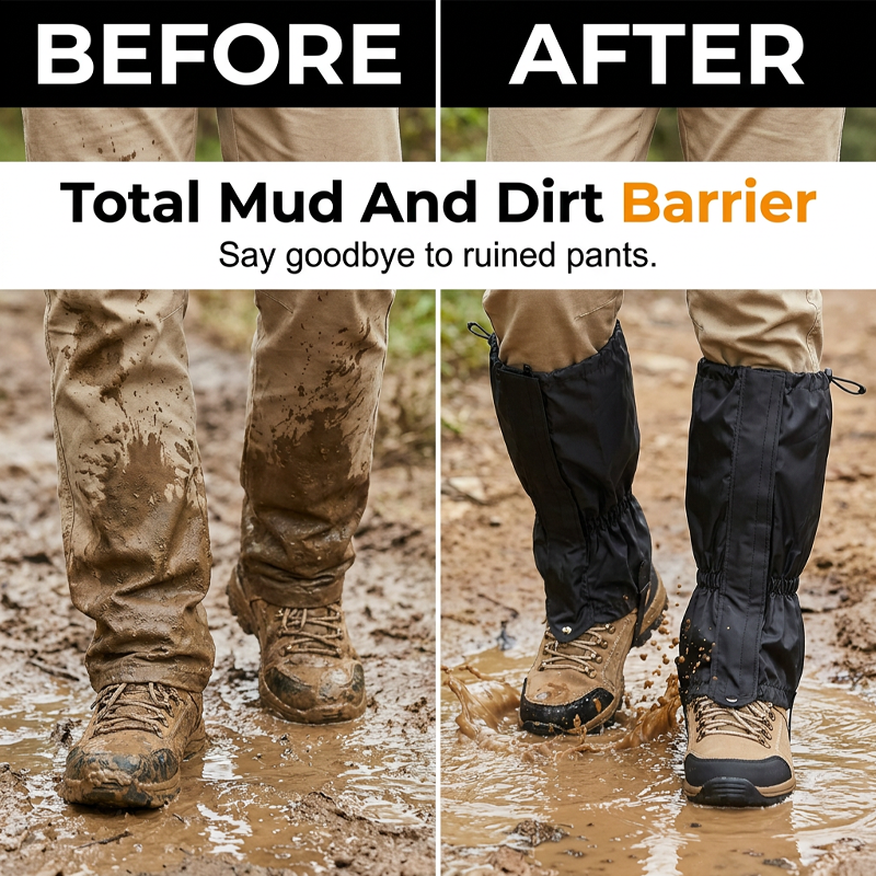 Hiking Gaiters Lightweight Sandproof Leg Covers