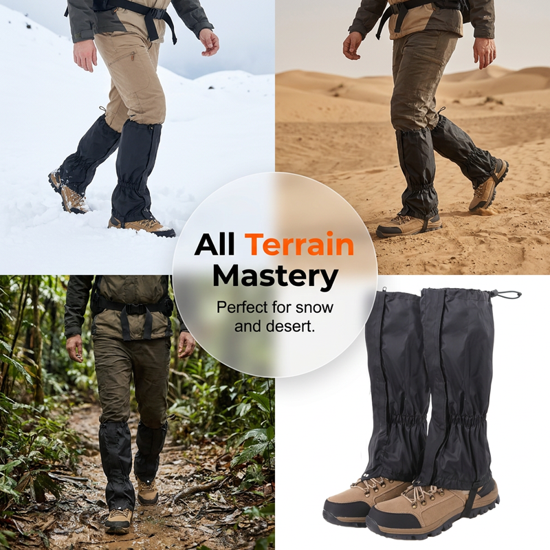 Hiking Gaiters Lightweight Sandproof Leg Covers