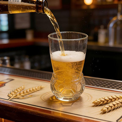 Soccer Shaped Craft Beer Glass