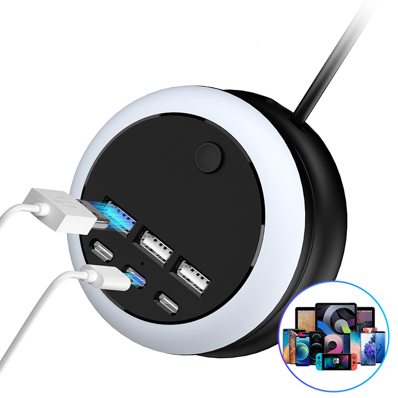 Portable 6-Port Charging Station