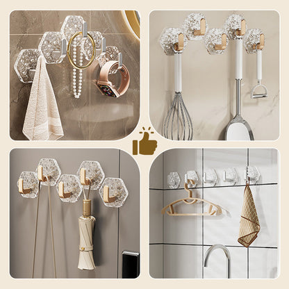 ⌛Limited-Time Offer-Punch-Free Ripple Wall Adhesive Hooks