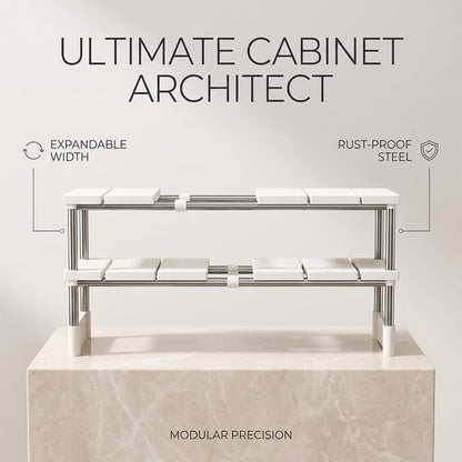 ⏳Limited-time 50% off⏰Expandable Under Sink Shelf🍽️🥣
