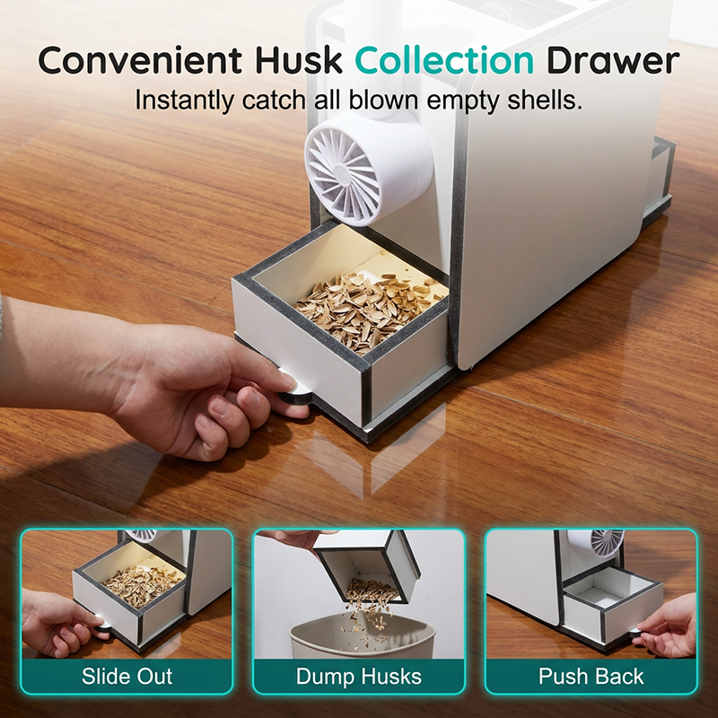📢📢50% OFF !! ⏰Rechargeable Bird Seed Shell Separator