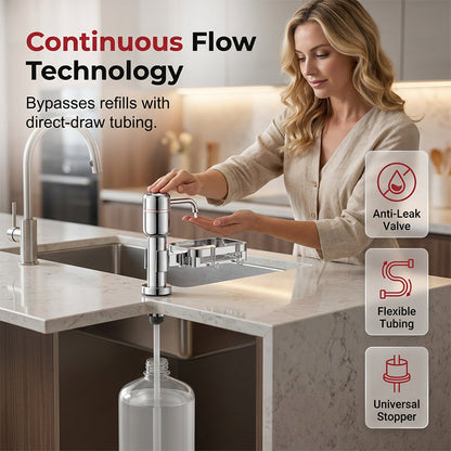 ⏳Limited-time 50% off⏰Quick Install Kitchen Soap Dispenser🚰🧼