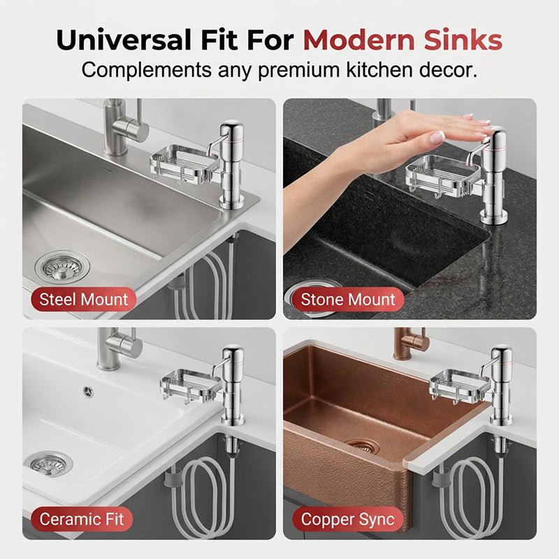 ⏳Limited-time 50% off⏰Quick Install Kitchen Soap Dispenser🚰🧼