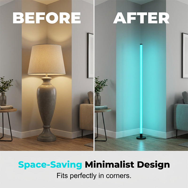 Modern RGB Corner Floor Lamp