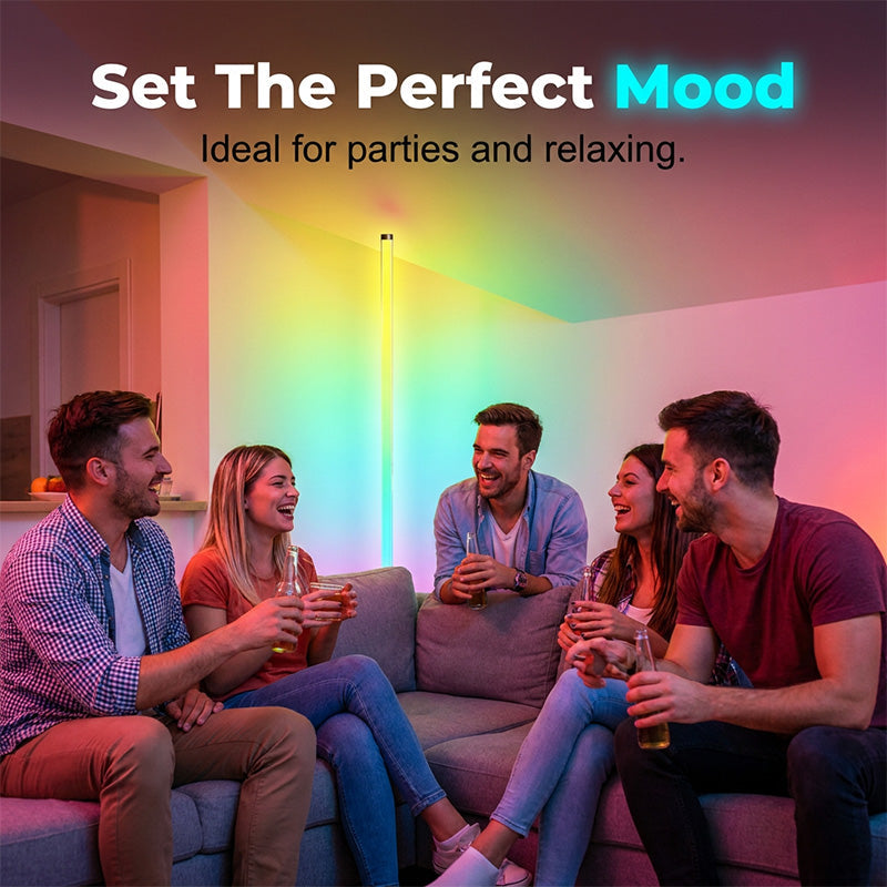 Modern RGB Corner Floor Lamp