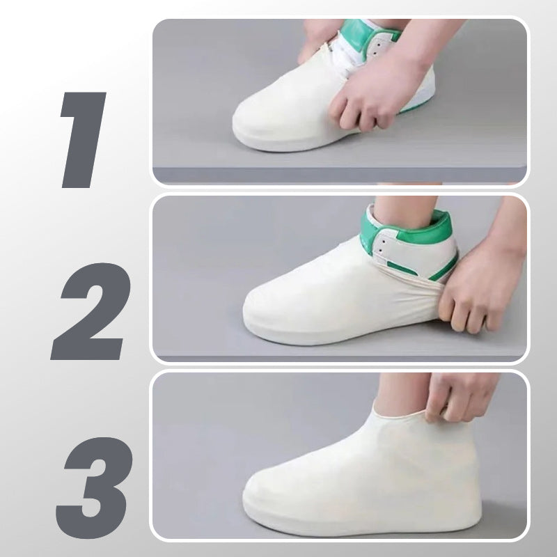 📢📢50% OFF !! ⏰ Waterproof Rain Shoe Cover – Non-slip sole & easy on/off – Reusable, perfect for wet weather or muddy walks – fits most shoes, keeps feet dry 🌧️