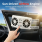⏳Time-Limited Special⏰Solar Powered Car Exhaust Fan– Dual Turbo Ventilation & Temperature Display☀️