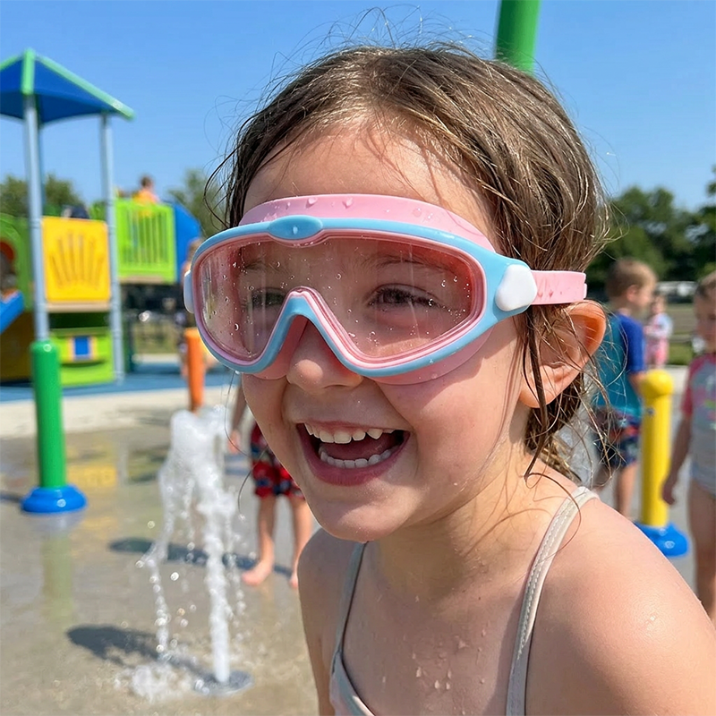 Kids Anti-Fog Wide View Swim Goggles