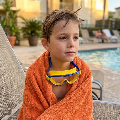 Kids Anti-Fog Wide View Swim Goggles