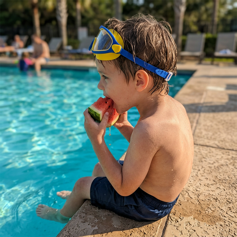 Kids Anti-Fog Wide View Swim Goggles