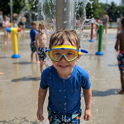 Kids Anti-Fog Wide View Swim Goggles