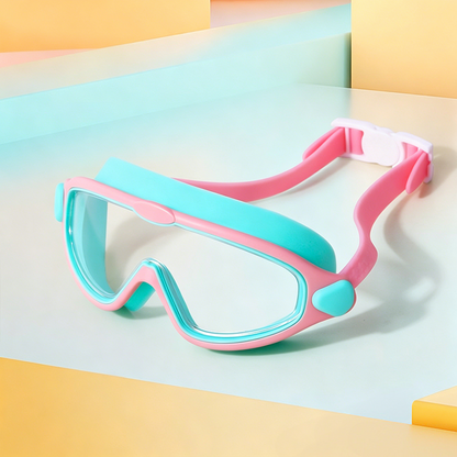 Kids Anti-Fog Wide View Swim Goggles