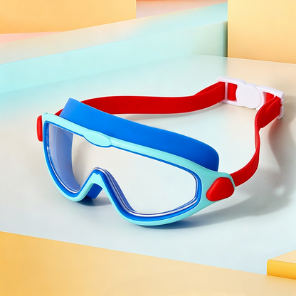 Kids Anti-Fog Wide View Swim Goggles