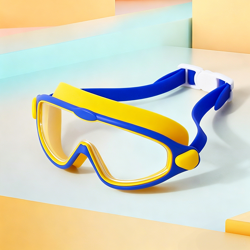 Kids Anti-Fog Wide View Swim Goggles
