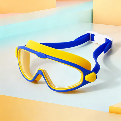 Kids Anti-Fog Wide View Swim Goggles