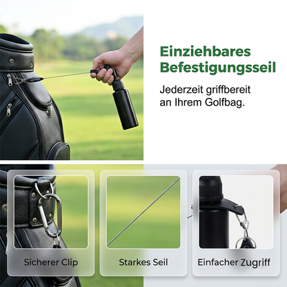 Golf Club Cleaning Brush Set with Squeeze Spray Bottle and Microfiber Waffle Towel
