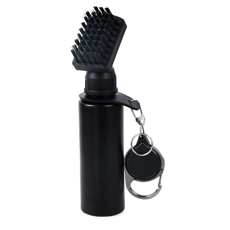 Golf Club Cleaning Brush Set with Squeeze Spray Bottle and Microfiber Waffle Towel