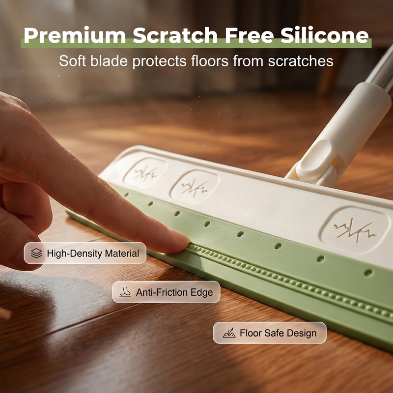 🔥New Arrivals Now on Sale-Rotating Silicone Floor Squeegee Broom