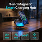 3-in-1 Magnetic Wireless Charger with Bluetooth Speaker and Atmosphere Light