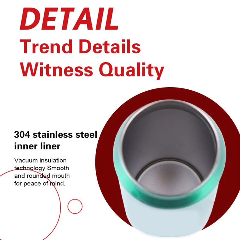 🥤Double-walled, insulated stainless steel cup in the shape of a cola can.