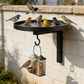 Wall-Mounted Metal Bird Bath – Antique Bronze Finish 🐦🛁🧱🏡