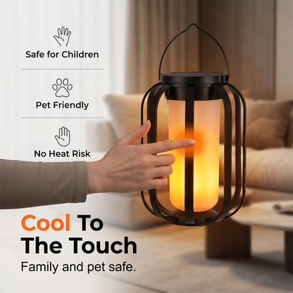 🏮 LIMITED-TIME 50% OFF! ☀️ Solar Flickering Flame Lantern – Waterproof & auto-on – Realistic warm glow, perfect for patios, gardens or pathways – no wiring needed 🌙