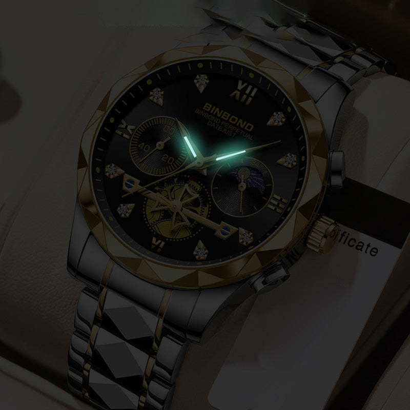 Men's Multifunctional Quartz Watch