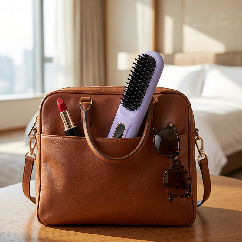 Portable Cordless Hair Straightening Comb