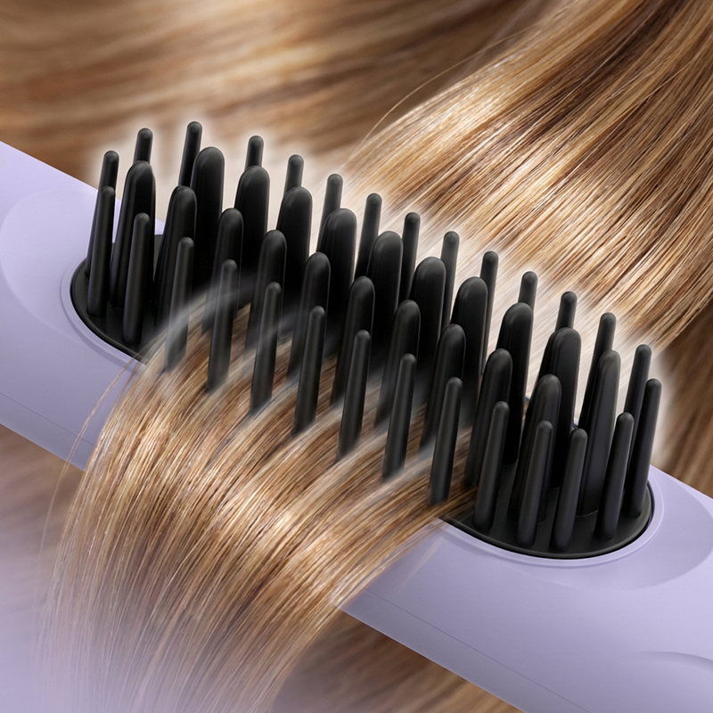 Portable Cordless Hair Straightening Comb