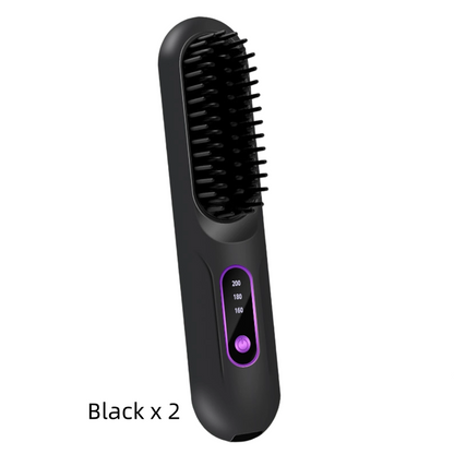 Portable Cordless Hair Straightening Comb