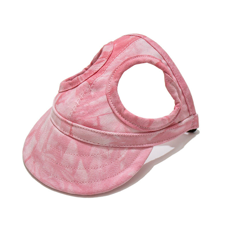 ☀️ Dog Sun Hat with Wide Brim — UV Protection, Breathable & Adjustable for Summer Walks