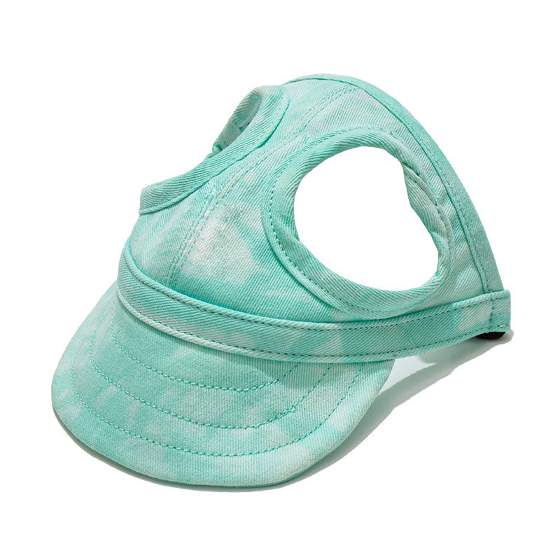 ☀️ Dog Sun Hat with Wide Brim — UV Protection, Breathable & Adjustable for Summer Walks