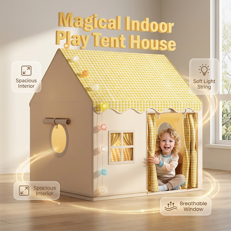 🏆LAST DAY 50% OFF🏠Children's Play Tent Castle✨