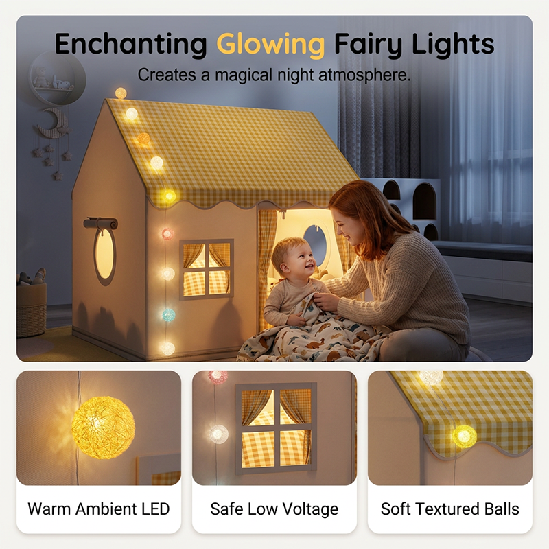 🏆LAST DAY 50% OFF🏠Children's Play Tent Castle✨