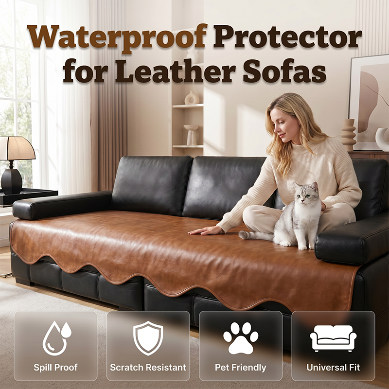 Waterproof Faux Leather Sofa Seat Cover