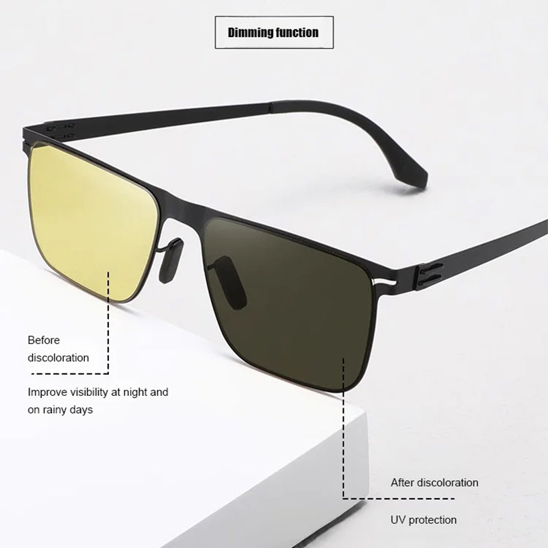 🌞🌙 Day & Night Photochromic Driving Glasses – Adaptive Vision for Any Lighting Condition! 👓🚗