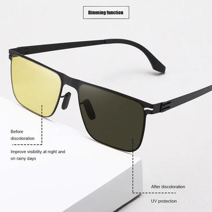 🌞🌙 Day & Night Photochromic Driving Glasses – Adaptive Vision for Any Lighting Condition! 👓🚗