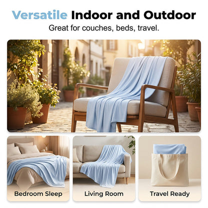 ⌛Limited-Time OfferSolid Color Breathable Cooling Blanket