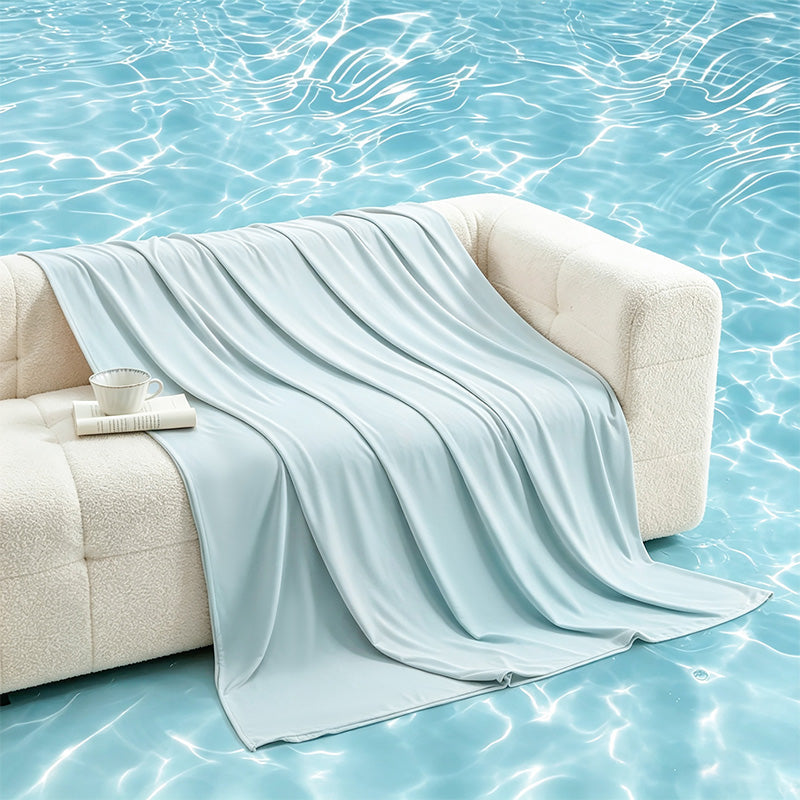 ⌛Limited-Time OfferSolid Color Breathable Cooling Blanket