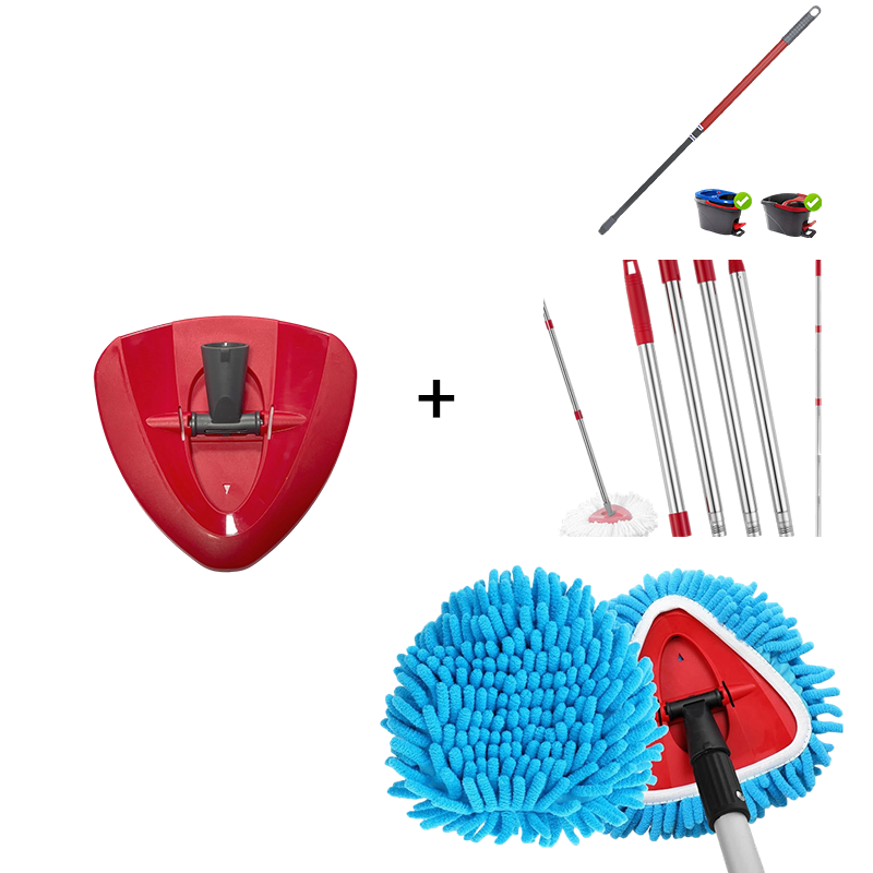 🧹 Chenille Spin Mop Head Replacement – Ultra-Absorbent Microfiber Refill Pads | Wet & Dry Use | Machine Washable | Fits Most Spin Mops ✨