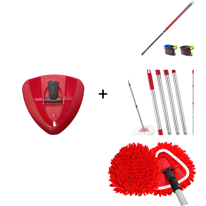 🧹 Chenille Spin Mop Head Replacement – Ultra-Absorbent Microfiber Refill Pads | Wet & Dry Use | Machine Washable | Fits Most Spin Mops ✨