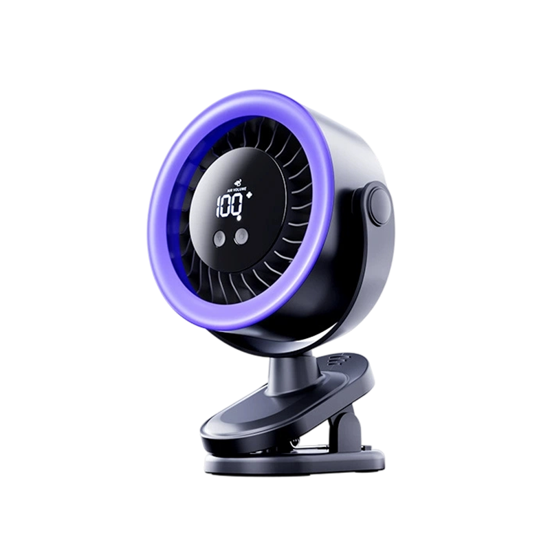 🔥50% OFF🔥 USB Powered Wall-Mountable Personal Fan | Smart Digital Display | Quiet Turbo Cooling | Flexible Clamp & Omnidirectional Pivot 🌬️❄️