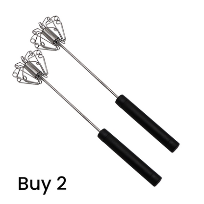 🥄🍳Last Day Promotion 50% OFF!🍰Stainless Steel Semi-Automatic Hand Egg Beater